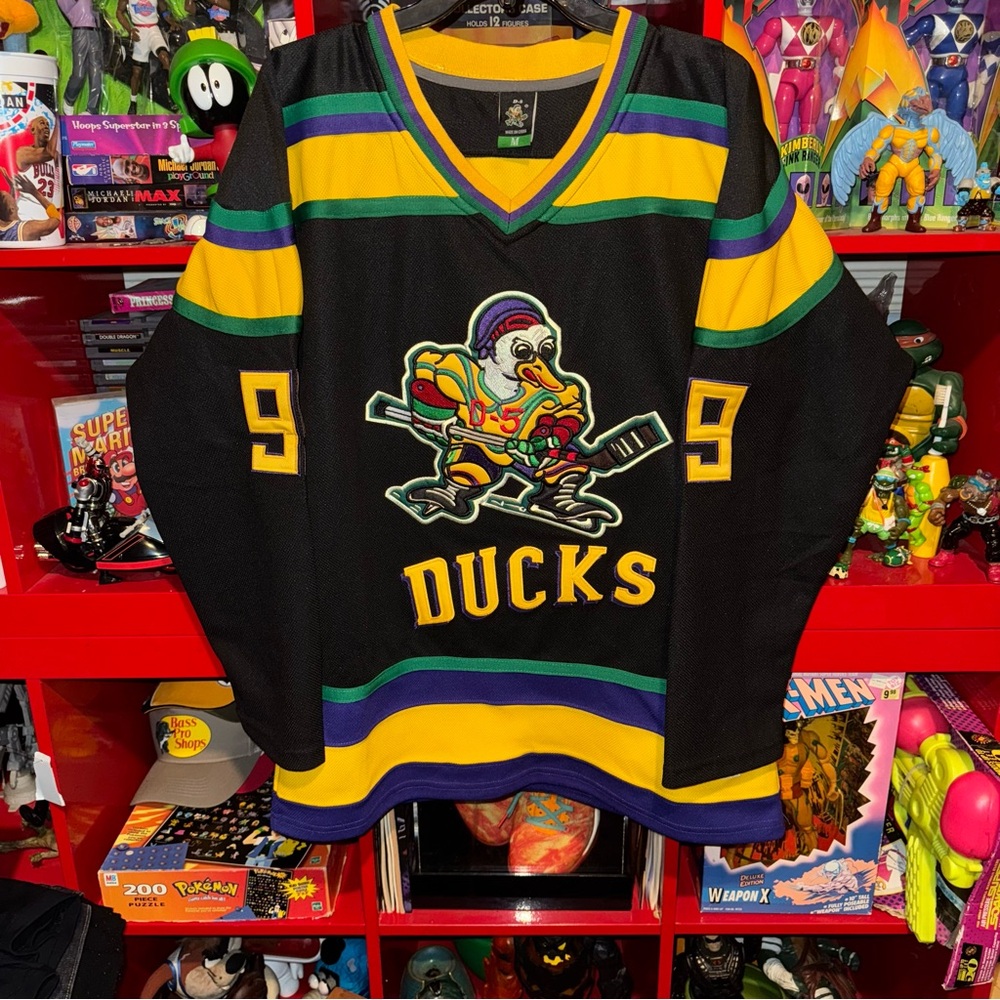 Mighty Ducks D-5 movie jersey x Adam Banks #99